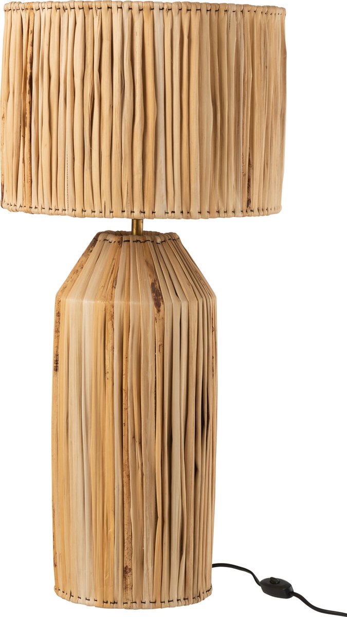 J-Line lamp Hanna Bananen Bladeren - jute - naturel