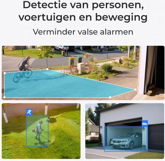 Reolink P434 - Netwerkbewakingscamera - 4K - buitencamera - PoE - 3x optische zoom - detectie van personen/voertuigen/dieren - nachtzicht in kleur van Reolink — afbeelding 4