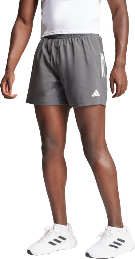 adidas Performance Own the Run Short - Heren - Grijs- L - 13cm