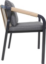 Chaise empilable Rimini noir - Set de - Chaise de jardin - Ensemble de chaises de jardin - Ensemble de jardin - Mobilier d'extérieur - Été