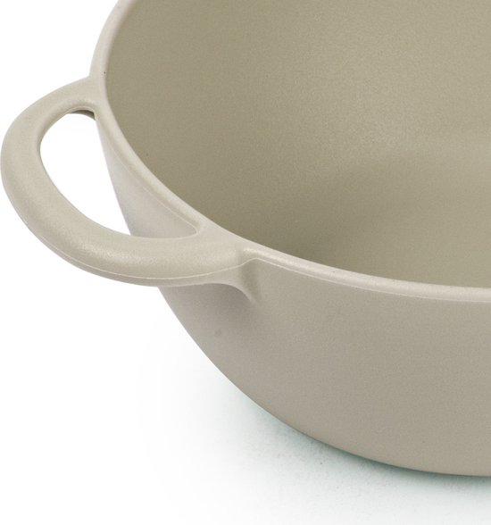 Bols à soupe Plasticforte avec poignées - Campinglife - plastique - D11 x H5 cm - 370 ml - beige - empilable - incassable