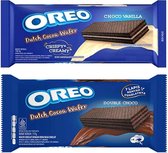 Mixpakket Oreo Wafer Biscuit Double Choco + Choco Vanille (2x 117Gr)