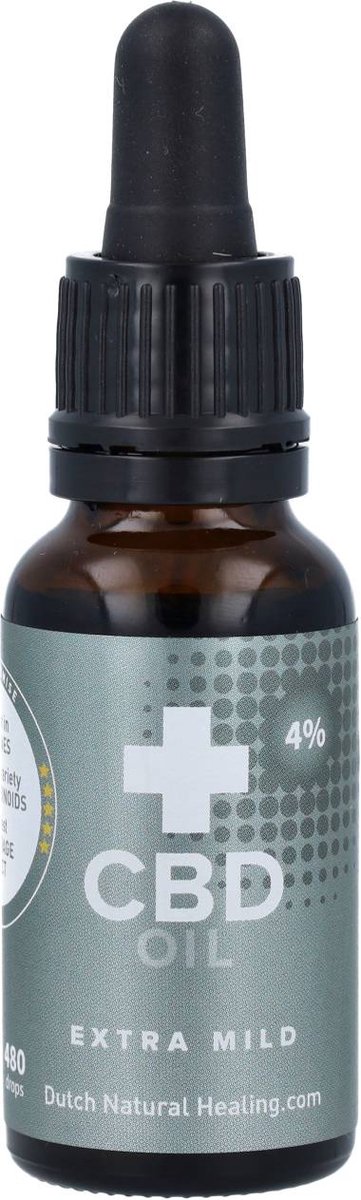 Goedkoopste DNH - CBD olie mild 4 20ML - Full Spectrum - Rijkste in terpenen - Meest gevarieerde cannabinoïden - Beste Entourage Effect