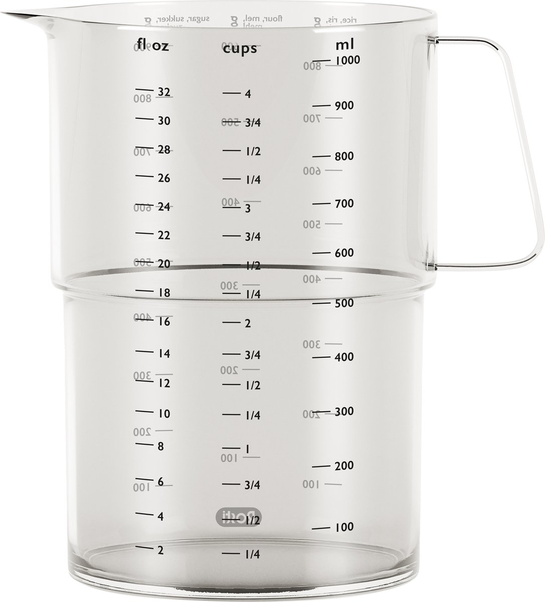Rosti Mensura Maatbeker 1000 ml Helder