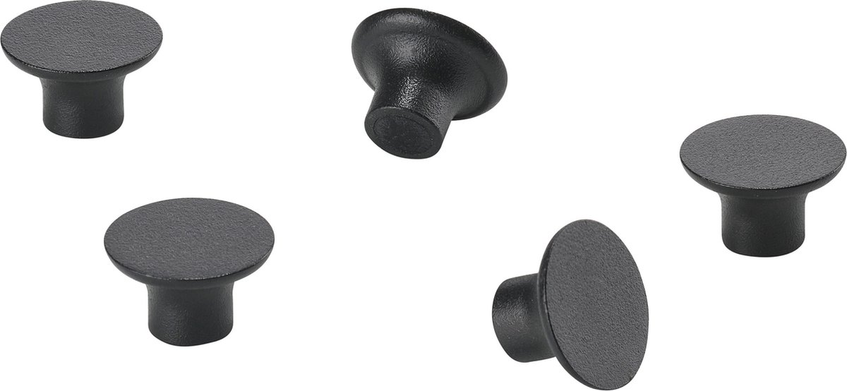 Zone A-Collection magneten set van 5 zwart