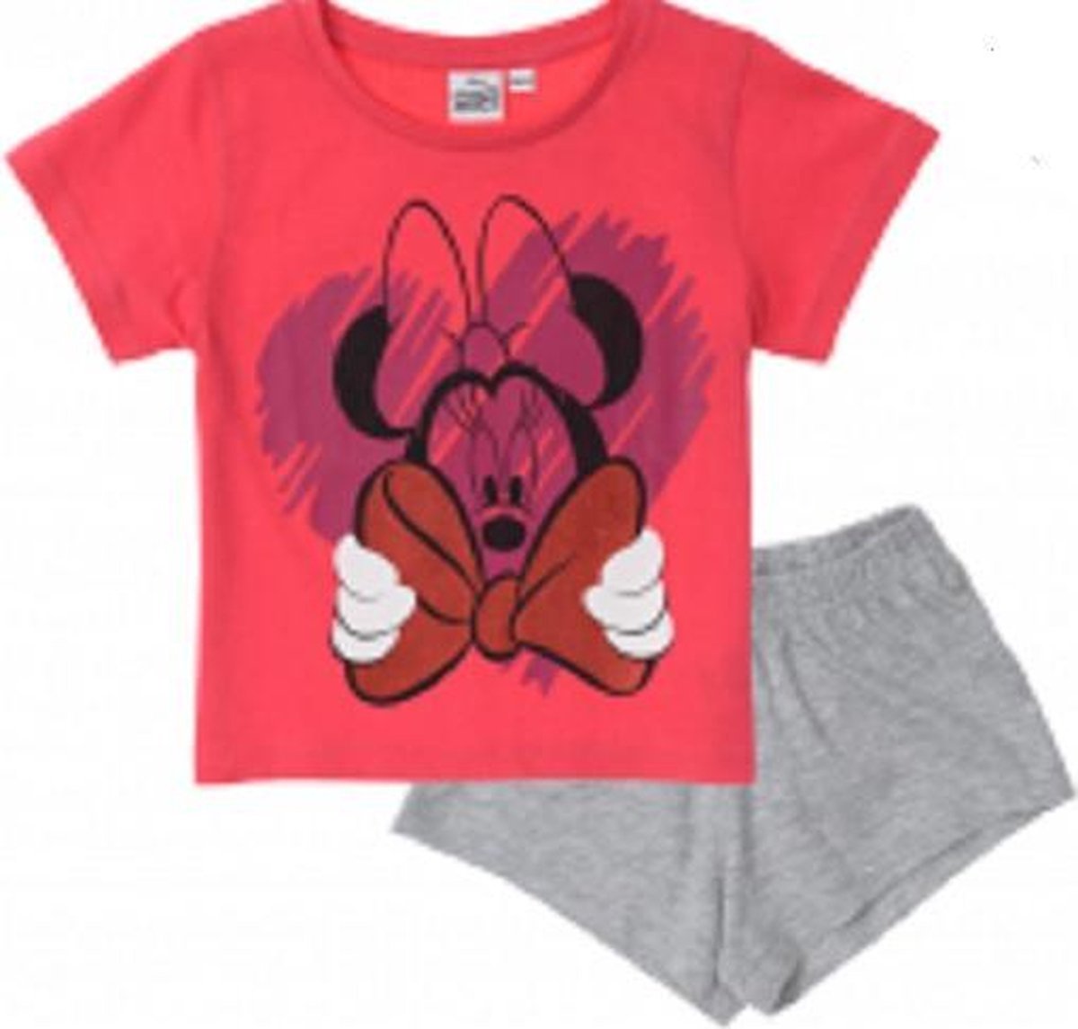 Disney Minnie mouse Shortama 104cm 4jaar grijs