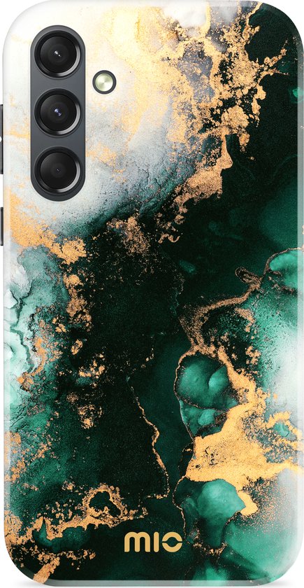 Coque Hydrogel Marbrée Fleur Pour Samsung Galaxy S24 - Marque Taperso - Design TPU