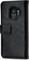 Mobilize Elite Gelly Telefoonhoesje geschikt voor Samsung Galaxy S9 Hoesje Bookcase Portemonnee - Zwart