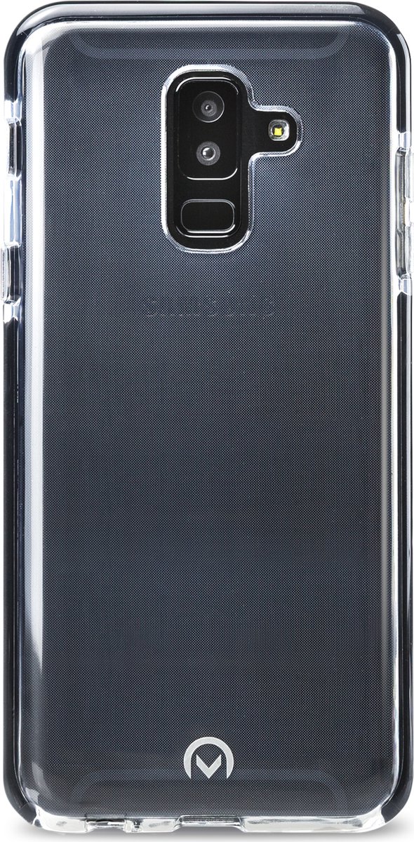 Mobilize Hoesje geschikt voor Samsung Galaxy A6 Plus (2018) Telefoonhoesje Hardcase | Mobilize Shatterproof Backcover Shockproof | Schokbestendig Galaxy A6 Plus (2018) Telefoonhoesje | Anti Shock Proof - Transparant / Zwart