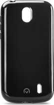 Mobilize Gelly Telefoonhoesje geschikt voor Nokia 1 Hoesje Flexibel TPU Backcover - Zwart