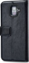 Mobilize Magnet Telefoonhoesje geschikt voor Samsung Galaxy A6 (2018) Hoesje 2in1 Case - Zwart
