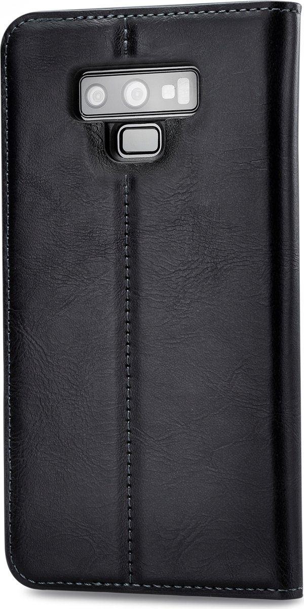 Mobilize Telefoonhoesje geschikt voor Samsung Galaxy Note 9 Hoesje | Mobilize Premium Gelly Bookcase Portemonnee | Pasjeshouder voor 1 Pasje | Telefoonhoesje voor Pinpas / OV Kaart / Rijbewijs - Zwart