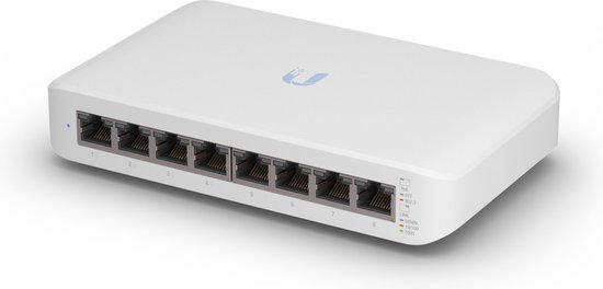 Foto: Ubiquiti unifi switch lite fully managed netwerkswitch 8 poort 52w poe