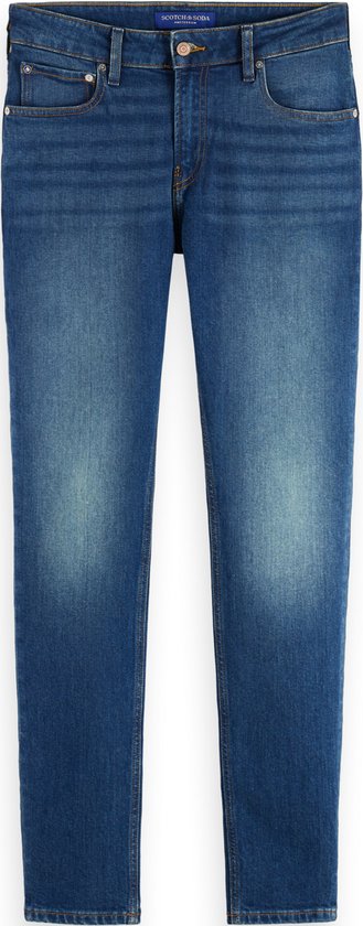 Blauwe SCOTCH & SODA Slim fit jeans ESSENTIALS RALSTON IN ORGANIC