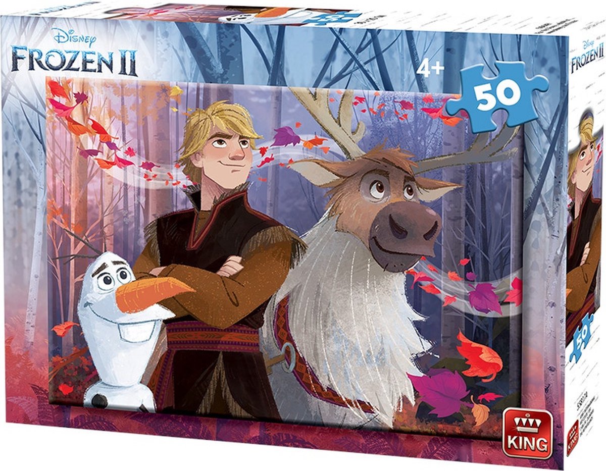 King Puzzel Disney Frozen 50 Stukjes
