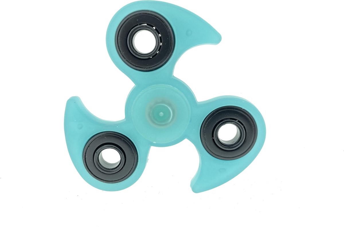 Fidget Ninja Spinner Lichtblauw