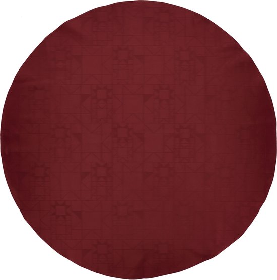 Södahl Star Damask Kerstboomdeken Dia 120 cm Red