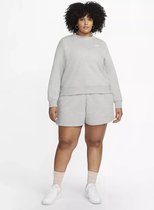Nike Sportswear Club Fleece Women's PLUS SIZE 1X Sweatshirt DV5087 063 GREY GRAY
