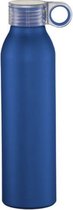 Drinkfles - Waterfles - Aluminium - 650 ml - Blauw - Koningsblauw
