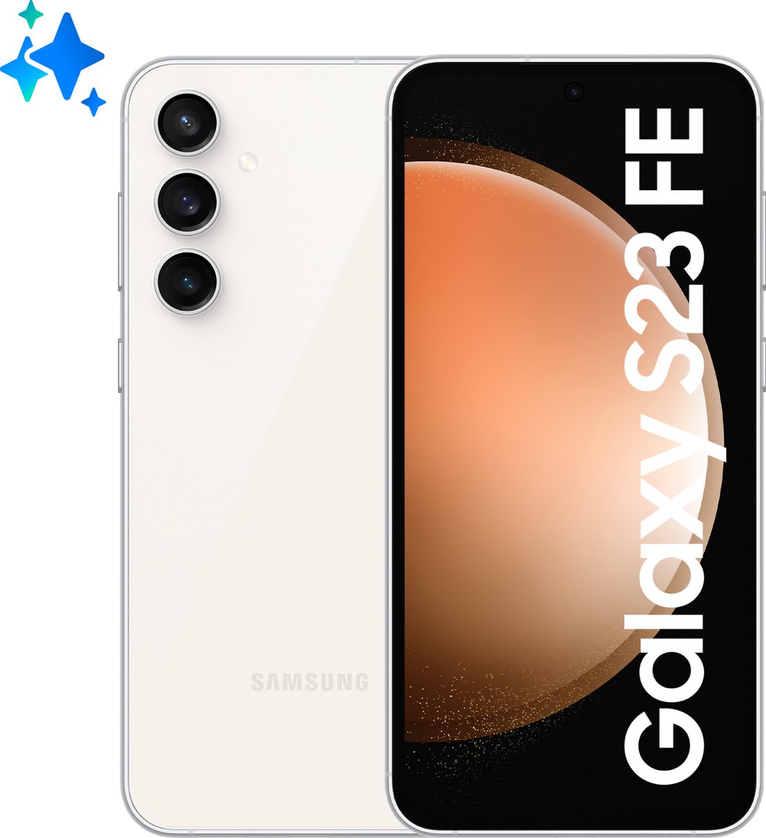 Samsung Galaxy S23 FE SM-S711B 16,3 cm (6.4") Dual SIM 5G USB Type-C 8 GB 128 GB 4500 mAh Crème