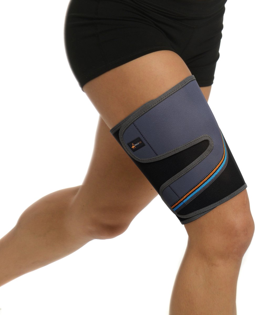 Bracefox® Dijbeen brace 'FemuLock' | Bovenbeenbrace | Hamstring | Dijbeenbrace | Man & vrouw | Universele maat