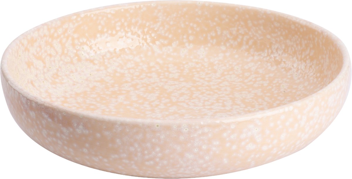 Colori Del Sud - Cazorla - Schaal - ø 27 cm - Roze - Aardewerk - Serveerschaal