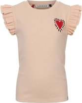 Meisjes top rib - Nude