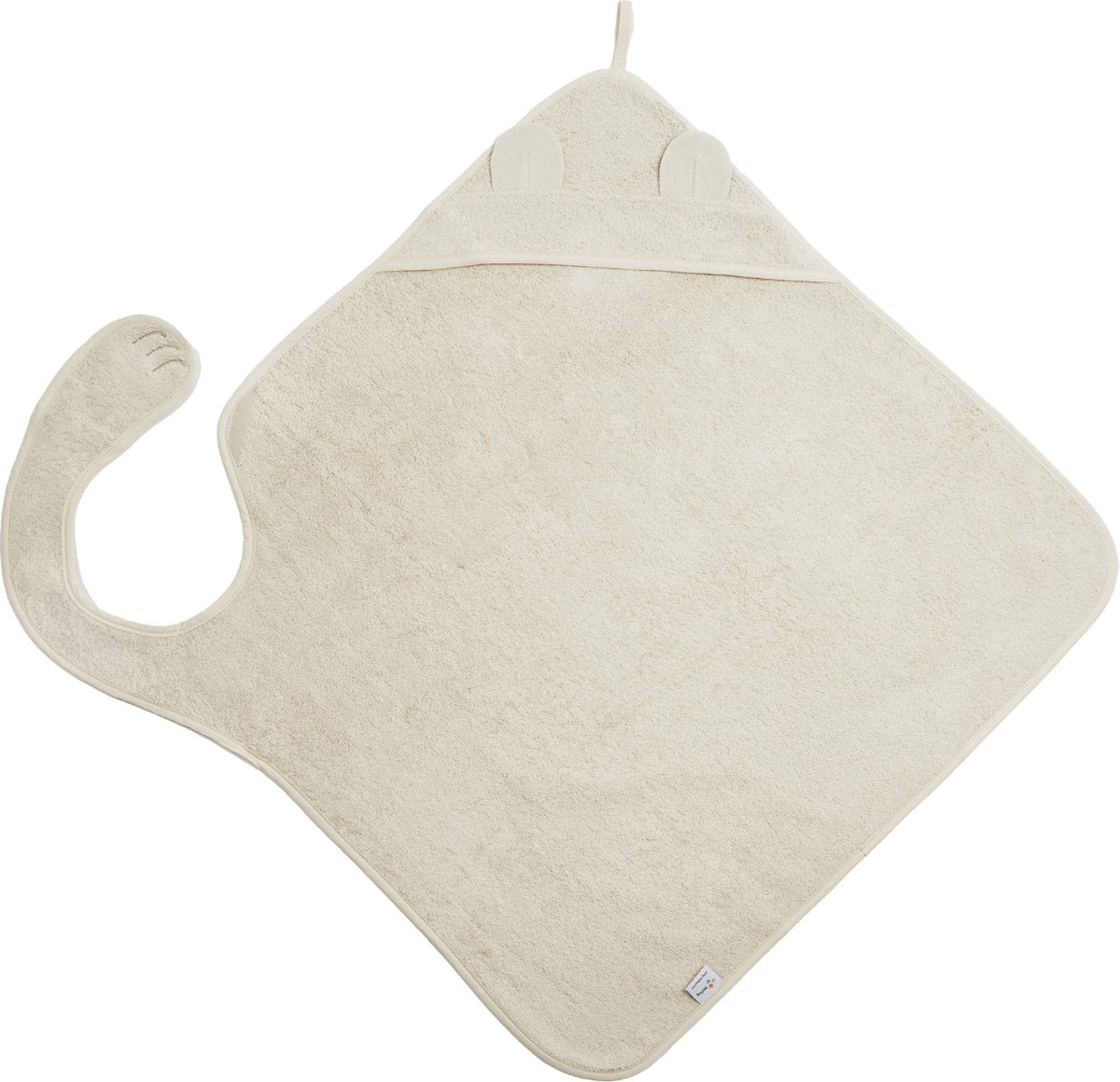 Nifty Handsfree Badcape - Badcape baby - Badcape 100x100 - Beide handen vrij - Vanille