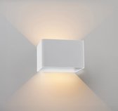 Ledmatters - Wandlamp Wit - Up & Down - Dimbaar - 5 watt - 410 Lumen - 2700 Kelvin - Warm wit licht - IP44 Buitenverlichting