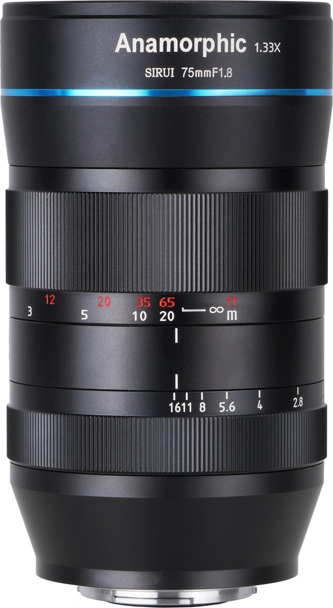 Sirui E-mount Cinema lens 75 mm Anamorphisch