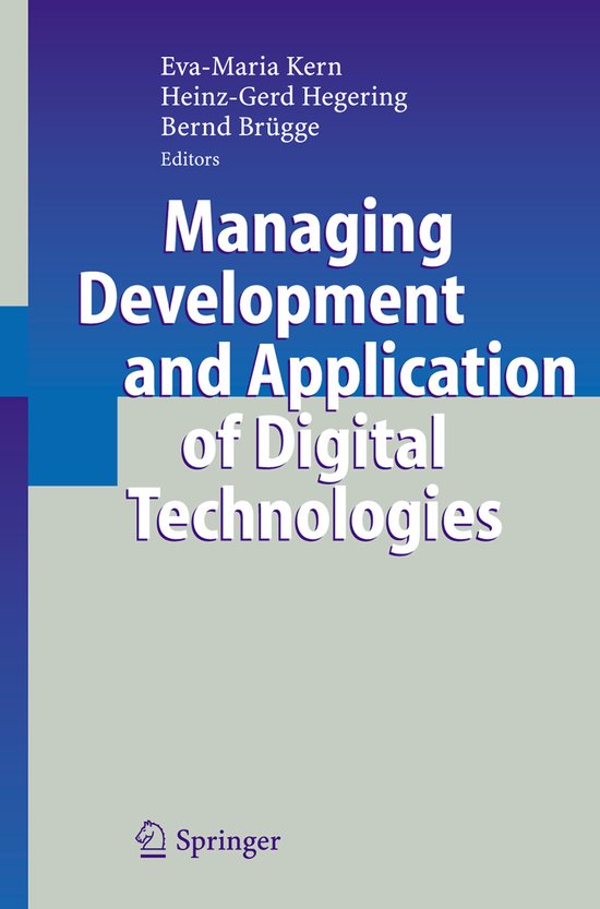 Managing Development and Application of Digital Technologies - cover