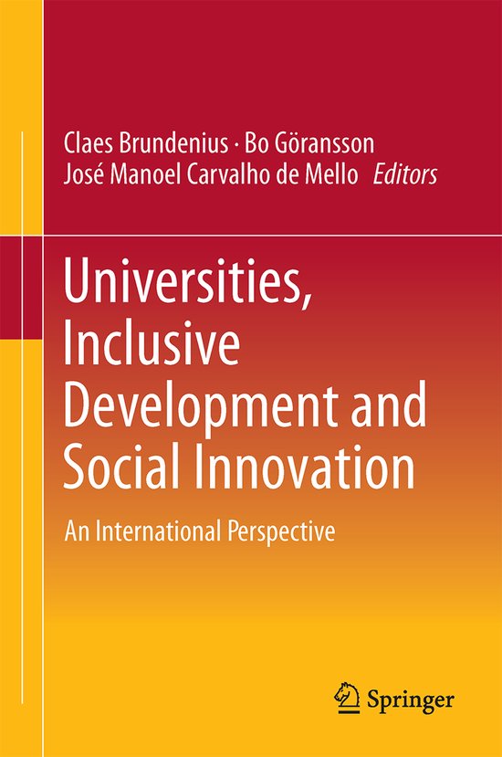 Universities, Inclusive Development and Social Innovation - cover
