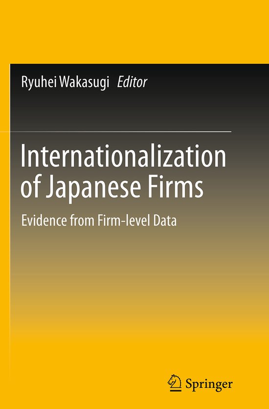 Internationalization of Japanese Firms | 9784431561903 | Boeken | bol