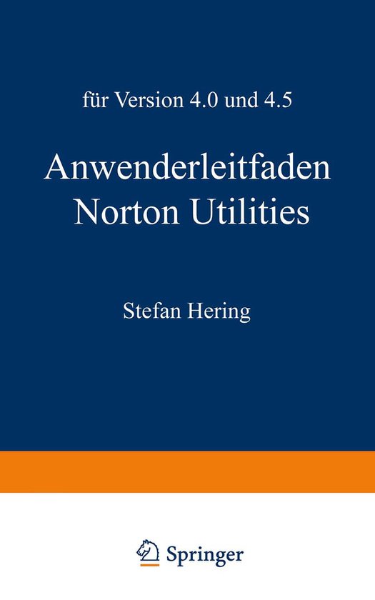 Anwenderleitfaden Norton Utilities - cover