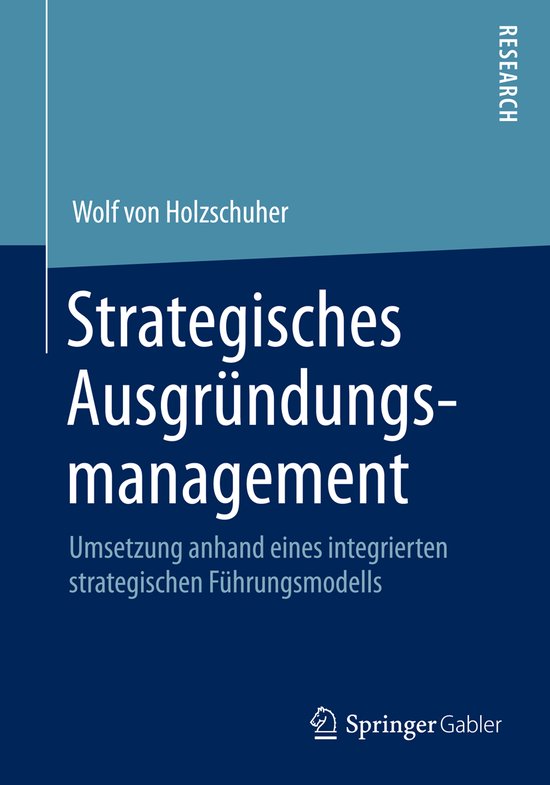 Strategisches Ausgründungsmanagement - cover