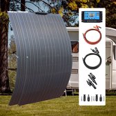 AM Products Flexibel Zonnepaneel - Compleet Pakket - 200W Solar Energy System - Buigbaar - UltraDun 3MM - Lichtgewicht - Zonnepaneel Camper