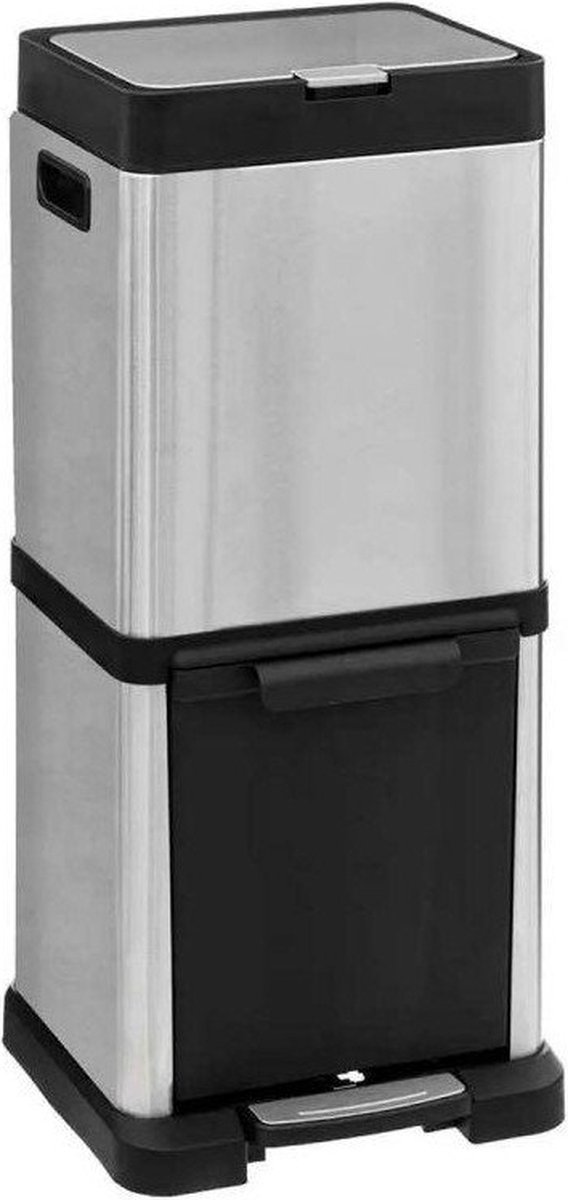 5five Afvalscheidingsprullenbak pedaalemmer 20L + 14L