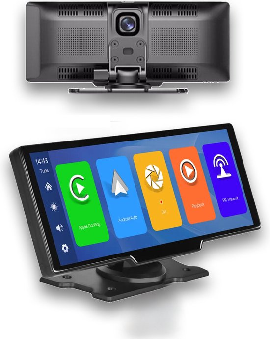 ROADFLOW navigatiesysteem 9.3 inch – dashcam – Carplay – achteruitrijcamera