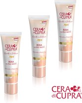 3 Stuks - Cera di Cupra Rosa Crème - Dé verzorgende anti-age dagcrème, met echte bijenwas, voor de droge en normale huid. Ook geschikt voor mannen, bijvoorbeeld voor na het scheren.