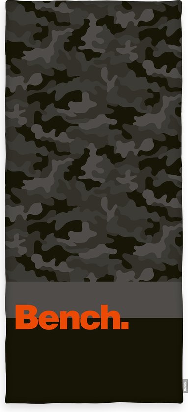 Strand-veloursdoek, katoen, meerkleurig camouflagepatroon, 80 x 180 cm
