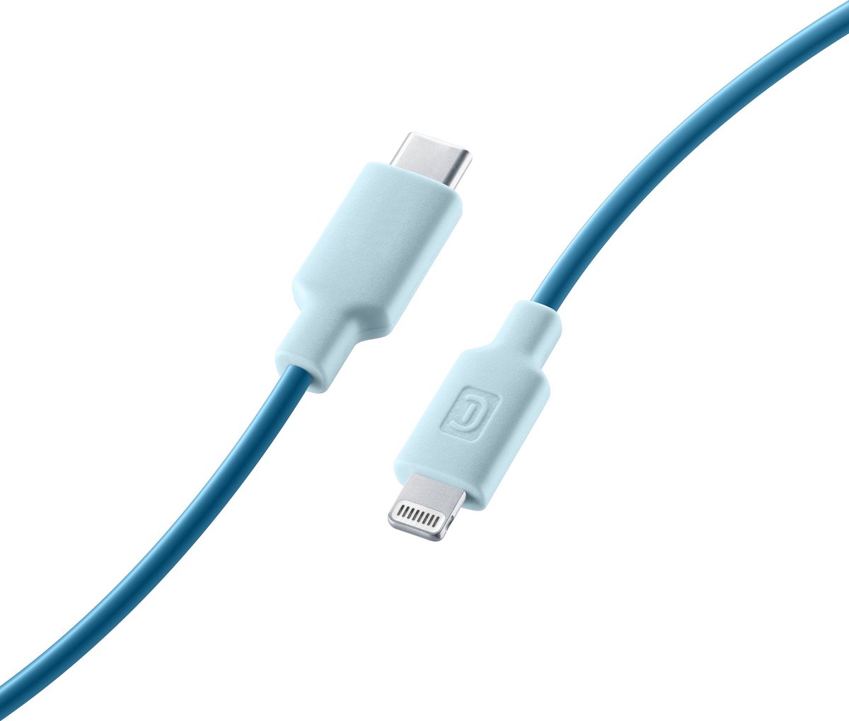Cellularline USBDATAC2LMFISMARB Lightning-kabel 1 m Blauw