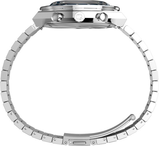 Timex Q Diver Chrono TW2W51600 Horloge - Staal - Zilverkleurig - Ø 40 mm