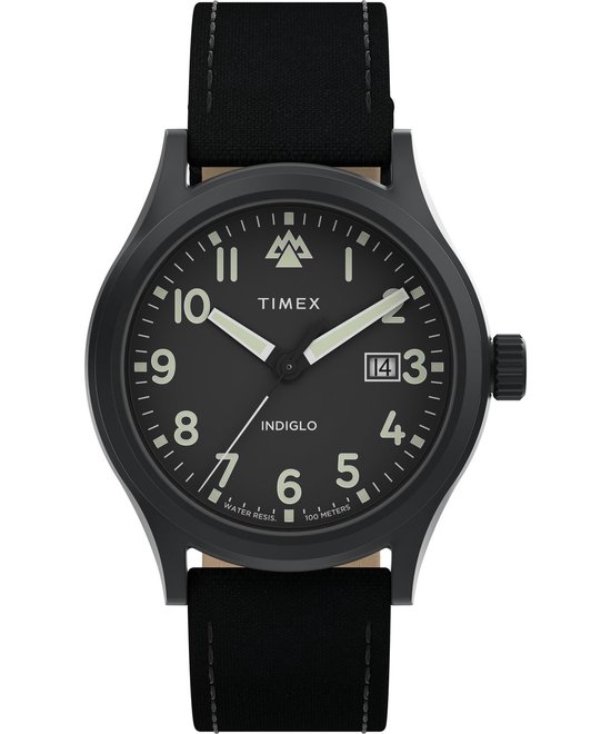 Timex Sierra TW2W56800 Horloge - Textiel - Zwart - Ø 40 mm