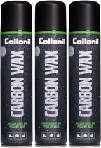 Waterdichte en vuilafstotende spray | merk Collonil | Carbon Wax | 3 bussen van 300 ml | aanbieding