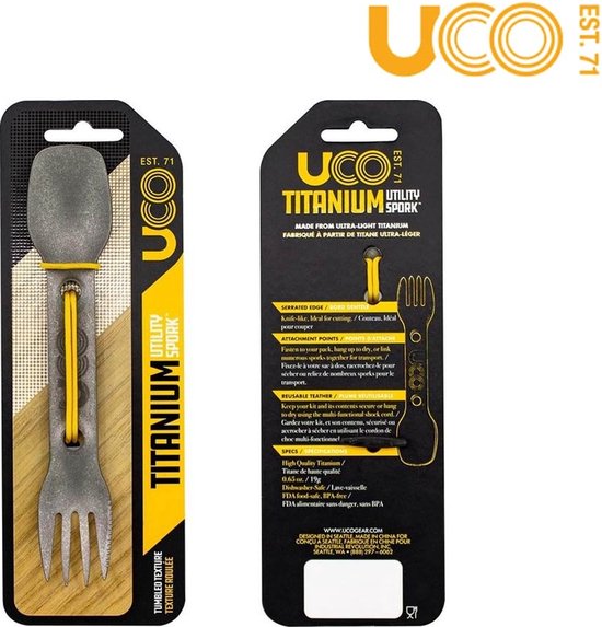 UCO - Utility Spork - Titanium van UCO — afbeelding 2