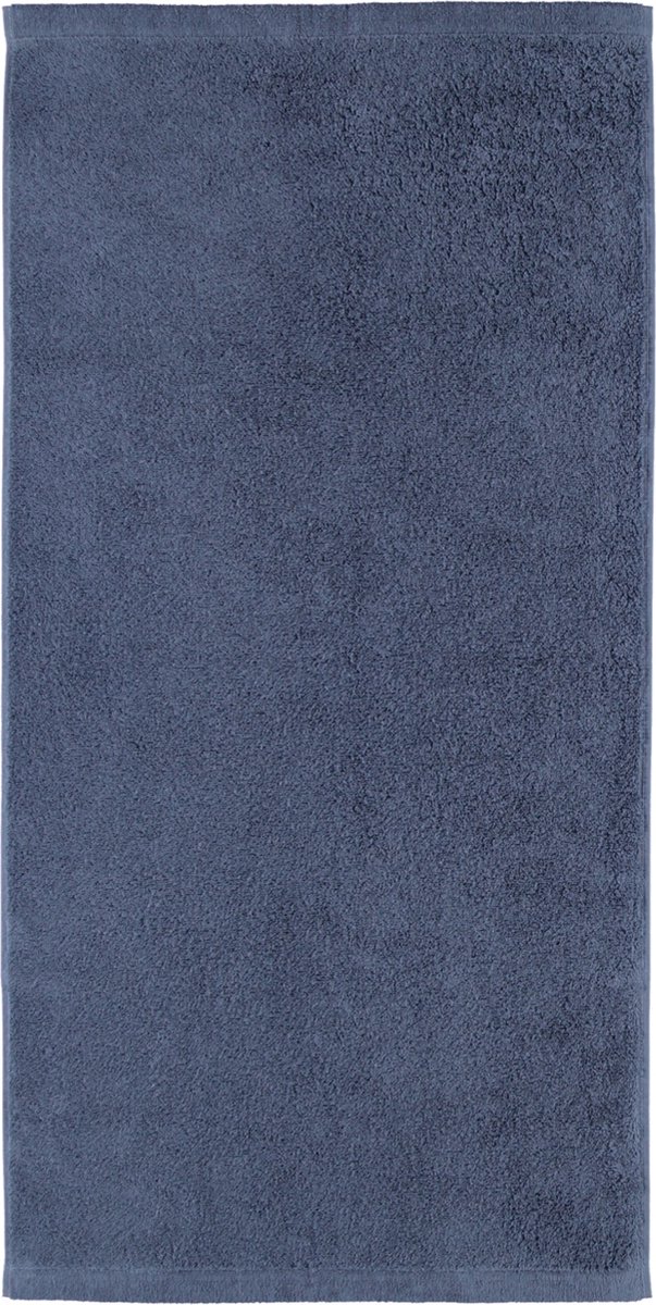 Cawö Lifestyle Uni Douchelaken - Nachtblau 70x140
