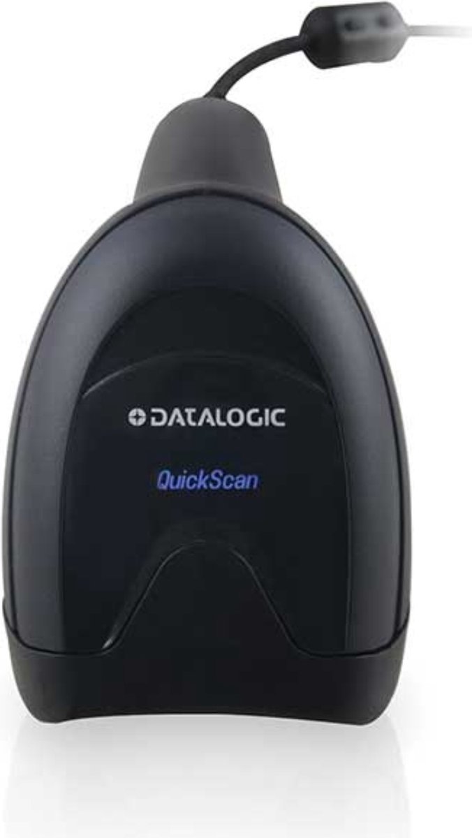 Datalogic QuickScan QD2500, Draagbare streepjescodelezer, 1D/2D, Laser, GS1 DataBar, Han Xin, Aztec Code, Datamatrix, QR Code, Micro QR Code, 0 - 360°