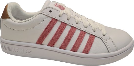 K-SWISS Court Tiebreak white foxglove Dames Sneakers - Wit - 38