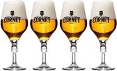 Verre à bière CORNET 33cl - Set de 4 Verres à bière - Design haut de gamme - Passe au lave-vaisselle - Idéal pour les Bières spéciales