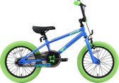 Vélo enfant BMX Bikestar 16 pouces, bleu / vert